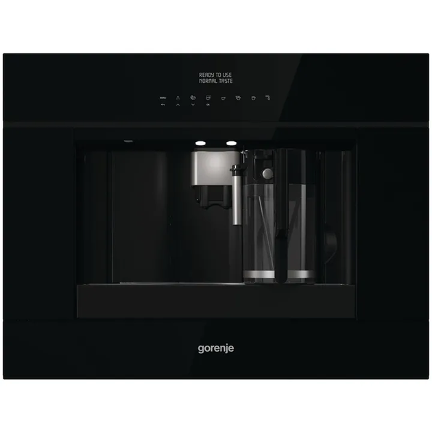 Кавомашина Gorenje вбудована, 1,8л, зерно+мелена, автомат.капуч, дисплей, сернор.керування, підсвітка, чорний - изображение 2