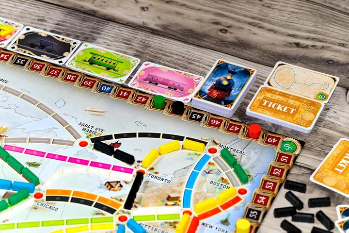 Настольная Игра Билет На Поезд США Новое Издание Ticket to Ride USA Alan R. Moon Days of Wonder 71791 - изображение 7