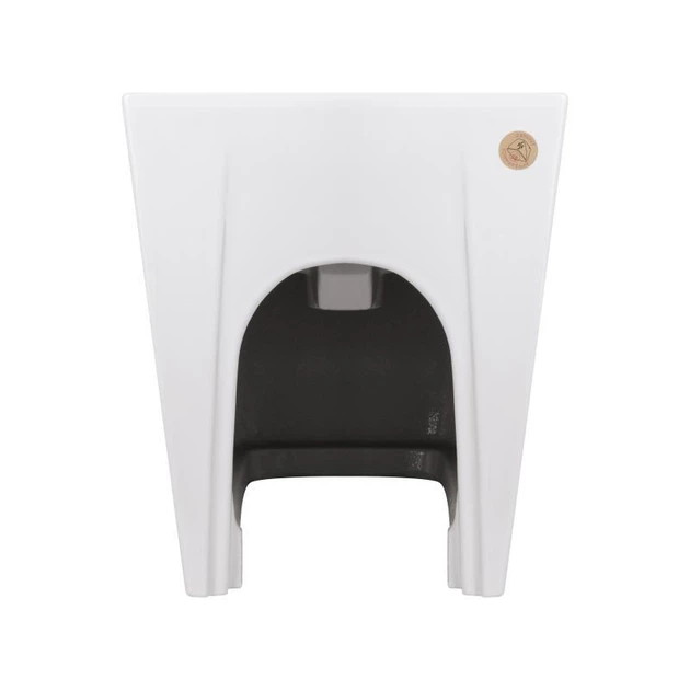 Биде напольное Qtap Crow 545х360х410 White QT05443370W - изображение 6