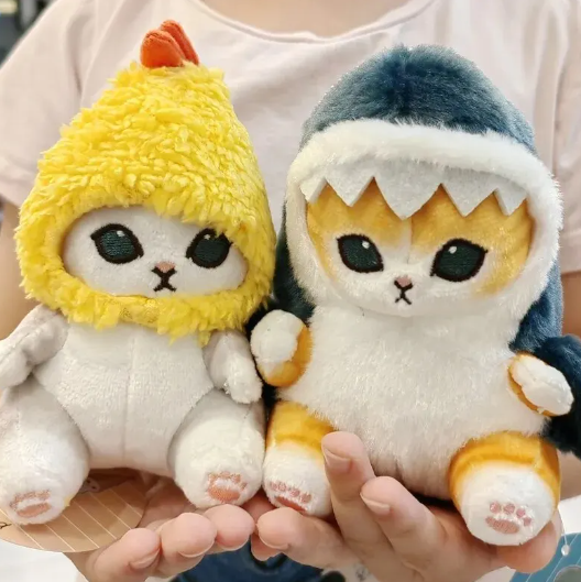 Игрушка кот акула плюшевая - Фото 3 Игрушка кот акула плюшевая - изображение 3