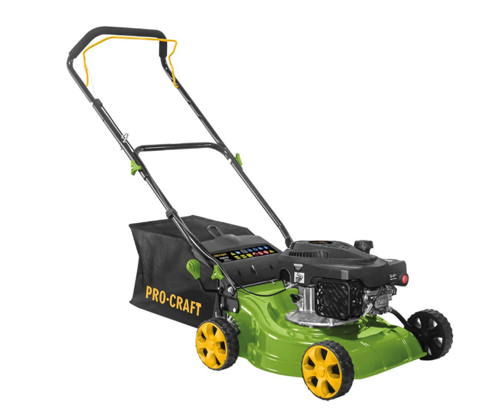 Бензинова газонокосарка Procraft, 1600 Вт, об’єм двигуна 79,7 см³, 41 см, об’єм травозбірника 40 л, 7 рівнів висоти 25-70 мм - зображення 2