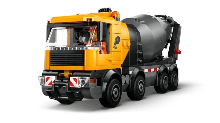 Конструктор LEGO City Бетономешалка 371 деталь (60478) - изображение 7