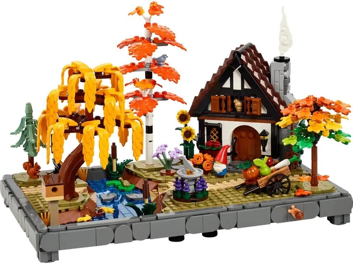 Конструктор LEGO ICONS Осенний коттеджный сад 1102 деталей (11372) - Фото 5 Конструктор LEGO ICONS Осенний коттеджный сад 1102 деталей (11372) - изображение 5