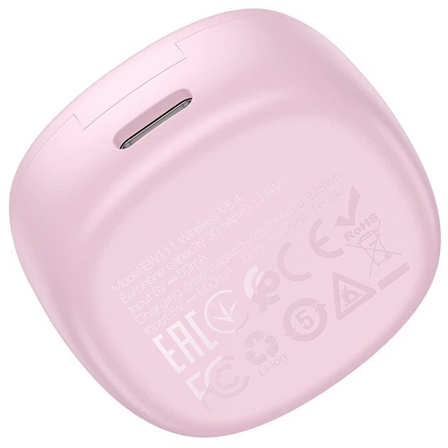 Дитячі бездротові навушники HOCO EW111 Bluetooth 5.4 Rose - зображення 4