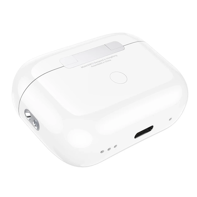 Беспроводные Bluetooth наушники с дисплеем HOCO EW72 ANC+ENC White - Фото 5 Беспроводные Bluetooth наушники с дисплеем HOCO EW72 ANC+ENC White - изображение 5