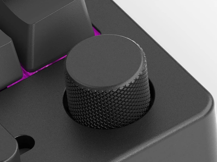 Поворотний ролик Glorious GMMK PRO Rotary Knobs Black Slate (GLO-ACC-P75-RK-B) - Фото 2 Поворотний ролик Glorious GMMK PRO Rotary Knobs Black Slate (GLO-ACC-P75-RK-B) - зображення 2