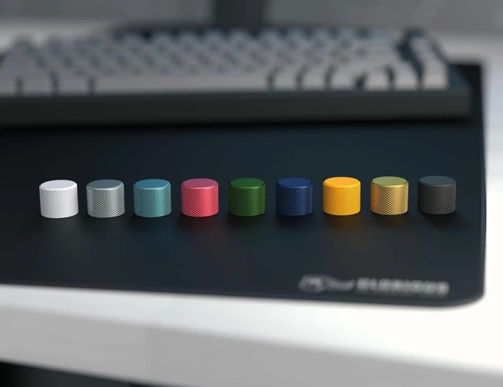 Kółko obrotowe Glorious GMMK PRO Rotary Knobs E-White (GLO-ACC-P75-RK-EW) - obraz 2