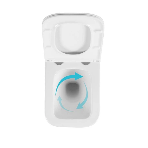 Готовое решение Qtap для ванной комнаты: подвесной унитаз Gemini Ultra Quiet 485×340×350 + комплект инсталляции Nest 4 в 1 (линейная клавиша Satin) - изображение 6