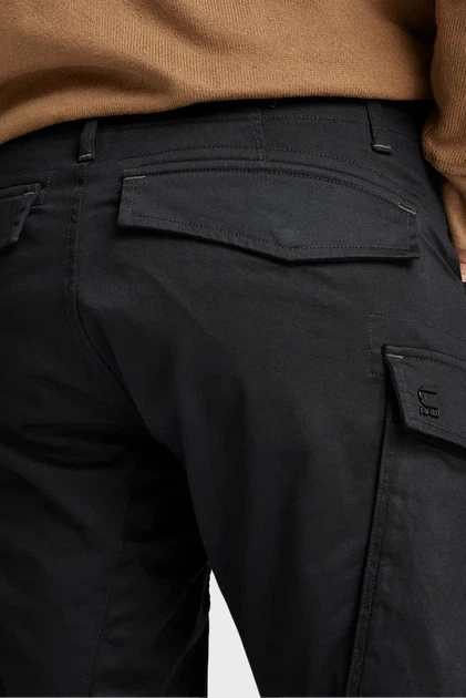 Чоловічі чорні карго Rovic zip 3D tapered 6484 G-Star RAW 32-30 D02190,5126 - изображение 3
