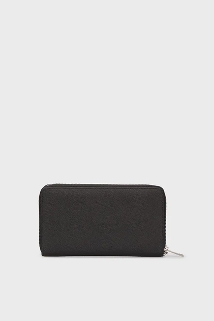 Чоловічий чорний шкіряний гаманець DREW CLUTCH Bikkembergs OS BKMA01098M - Фото 4 Чоловічий чорний шкіряний гаманець DREW CLUTCH Bikkembergs OS BKMA01098M - изображение 4