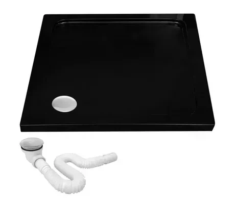 Душовий піддон REA SAVOY 90x90 BLACK - изображение 2