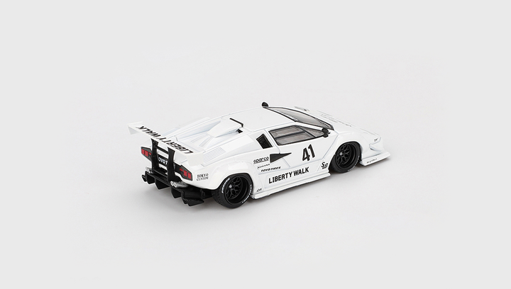 Машинка Premium MINI GT Lamborghini Countach LB-WORKS 1:64 MGT00966-CH White - изображение 3