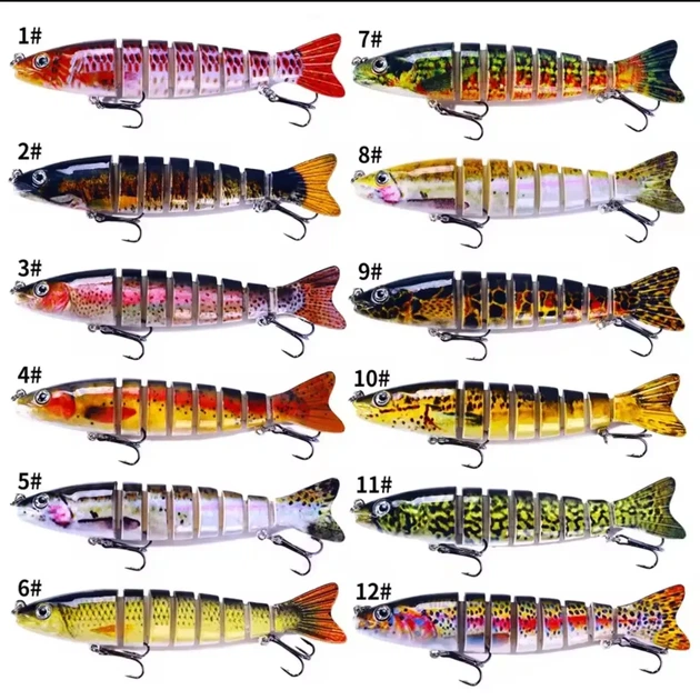Воблер составной свимбейт ANFS Swimbait Minnow 13.5 см 19 г тонущий 2# - изображение 3