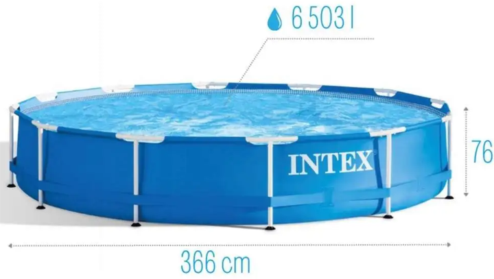 Каркасный бассейн Intex 28210 (366 x 76 см) - изображение 2