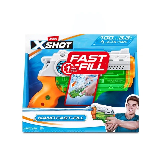 X-Shot Водний бластер Fast-Fill Nano - Фото 5 X-Shot Водний бластер Fast-Fill Nano - изображение 5