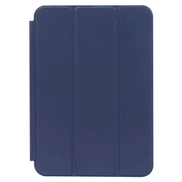 Чехол Smart Case для iPad Mini 2024 6 2021 защитный аксессуар из экокожи с функцией подставки темно-синий - изображение 2