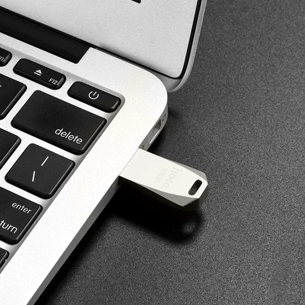 Флеш-накопитель Hoco UD4 128GB USB 2.0 металлический влагозащищенный ударостойкий для хранения данных - изображение 6