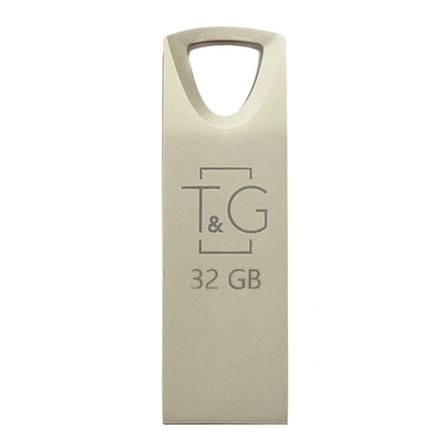 USB флешка T&G 32GB металлическая для хранения данных и переноса информации между устройствами - Фото 1 USB флешка T&G 32GB металлическая для хранения данных и переноса информации между устройствами - изображение 1