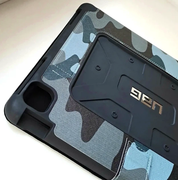 Чехол UAG Metropolis для iPad Mini 2024 6 2021 защитный чехол-книжка с функцией подставки цвет Comuflage Green - изображение 8