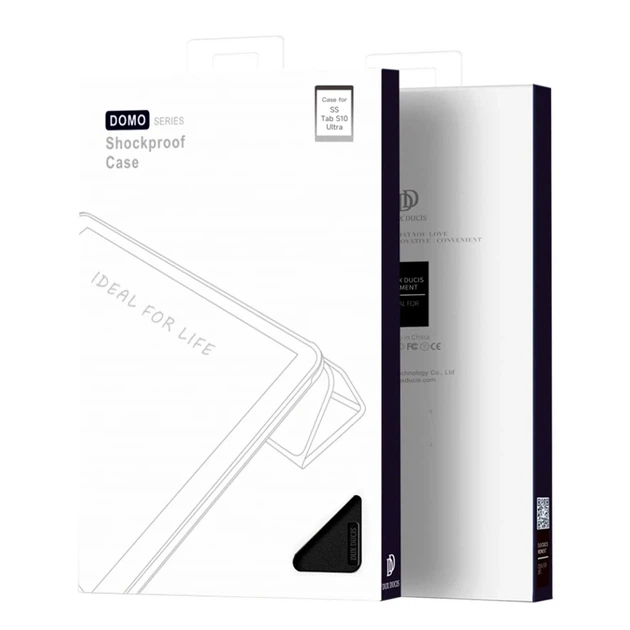 Чехол Dux Ducis Domo для Samsung Galaxy Tab S10 Ultra S9 Ultra S8 Ultra с подставкой и защитой от повреждений - Фото 3 Чехол Dux Ducis Domo для Samsung Galaxy Tab S10 Ultra S9 Ultra S8 Ultra с подставкой и защитой от повреждений - изображение 3