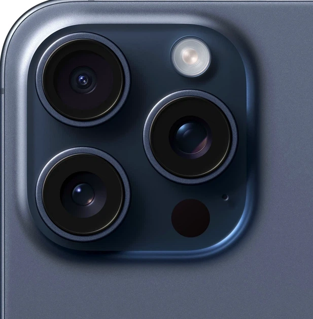 Муляж iPhone 15 Pro Max для демонстрации витрин и обучения цвет Blue Titanium - изображение 6