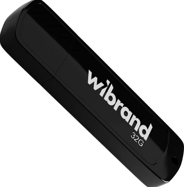 USB флешка Wibrand 32Gb Grizzly для хранения данных черная компактная с защитой от повреждений - Фото 3 USB флешка Wibrand 32Gb Grizzly для хранения данных черная компактная с защитой от повреждений - изображение 3