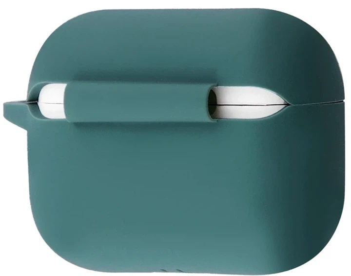 Футляр силіконовий чохол Samsung Buds FE Buds 2 Buds 2 Pro Buds Live захисний зелений 55.Pine green - Фото 3 Футляр силіконовий чохол Samsung Buds FE Buds 2 Buds 2 Pro Buds Live захисний зелений 55.Pine green - зображення 3