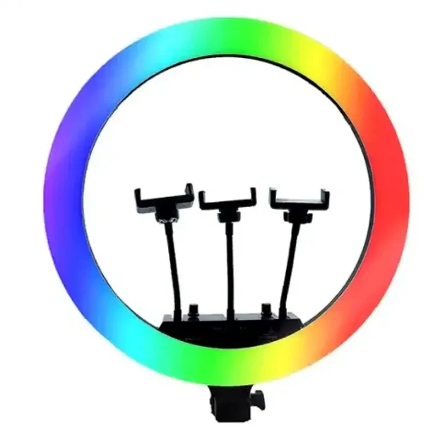 Лампа OEM RGB Crystal 3D для смартфонів і камер із дистанційним керуванням регулюванням яскравості та зміною режиму - Фото 2 Лампа OEM RGB Crystal 3D для смартфонів і камер із дистанційним керуванням регулюванням яскравості та зміною режиму - зображення 2