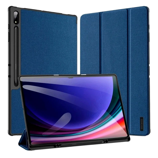 Чехол Dux Ducis Domo для Samsung Tab S10 Ultra S9 Ultra S8 Ultra с подставкой и защитой от ударов и царапин - изображение 4