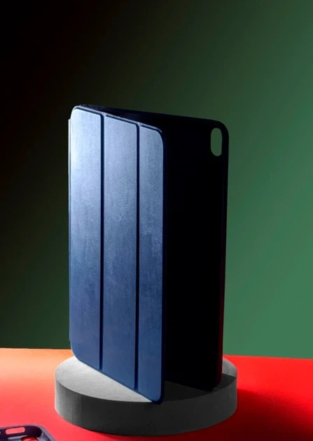 Чохол Smart Case для iPad Air 11" 2025 10.9" 2024 2022 2020 з TPU та шкірозамінника захисний синій чохол-книжка - зображення 7
