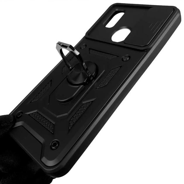 Чехол противоударный Armor Guard Shield для ZTE Blade A51 с защитой камеры черный - изображение 5