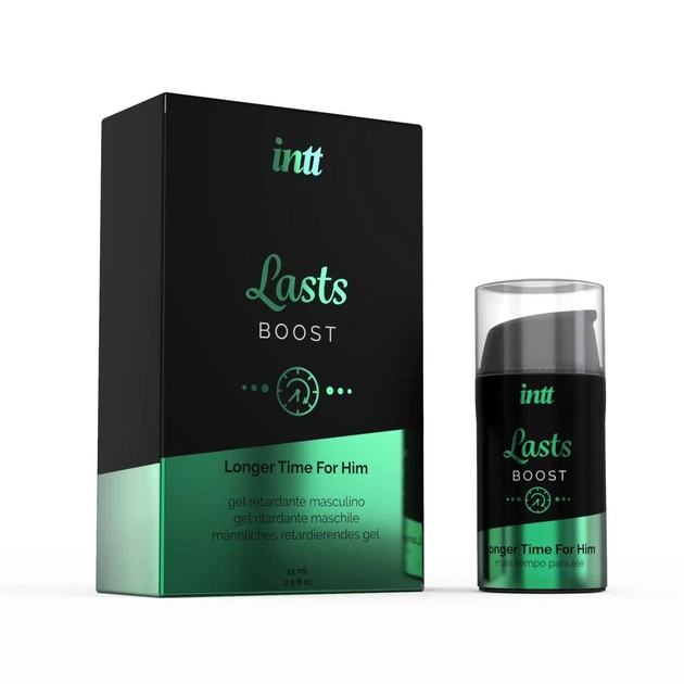 Пролонгатор для чоловіків Intt Lasts 15 мл гель для затримки еякуляції чоловіча змазка для довгого сексу крем від передчасного сім'явиверження з гвоздикою та м'ятою інтимний гель пролонгуючий - изображение 5