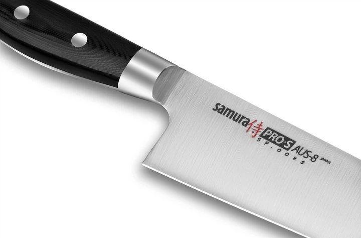 Ніж кухонний кухарський Samura Pro-S Lunar 210 мм (SPL-0085) - Фото 5 Ніж кухонний кухарський Samura Pro-S Lunar 210 мм (SPL-0085) - зображення 5