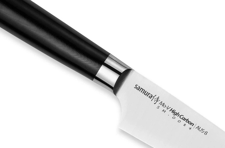 Нож кухонный Шеф 150 мм Samura Mo-V (SM-0084) - Фото 4 Нож кухонный Шеф 150 мм Samura Mo-V (SM-0084) - изображение 4