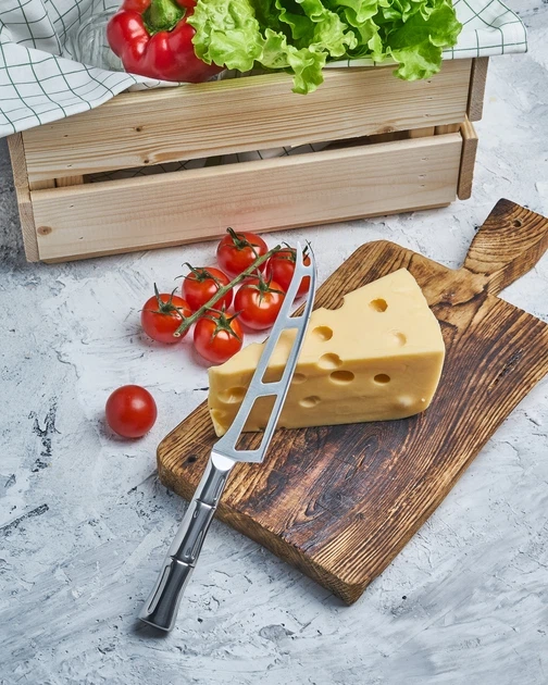 Нож кухонный для сыра 135 мм Samura Bamboo (SBA-0022) - изображение 3