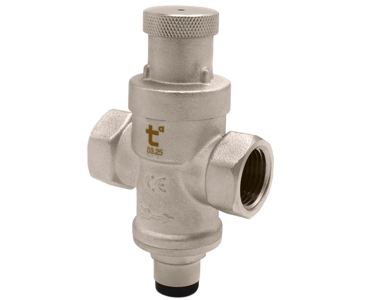 Редуктор тиску води Thermo Alliance Standart 1/2" (1–6 бар), з манометром, поршневий, SF241W15 - зображення 4