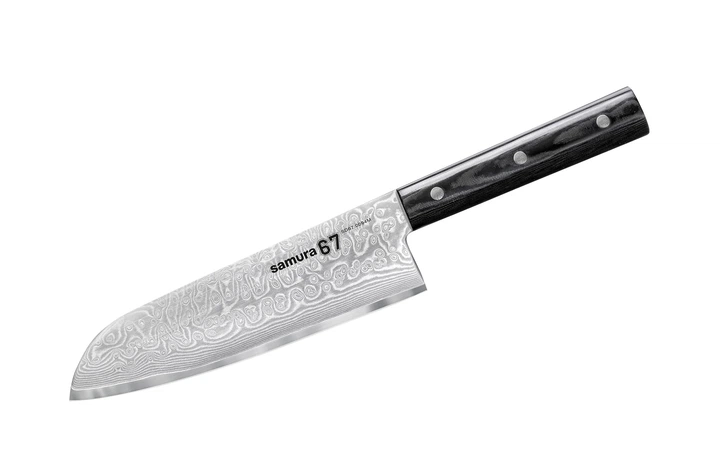 Нож кухонный Сантоку 175 мм Samura 67 Damascus (SD67-0094M) - Фото 1 Нож кухонный Сантоку 175 мм Samura 67 Damascus (SD67-0094M) - изображение 1