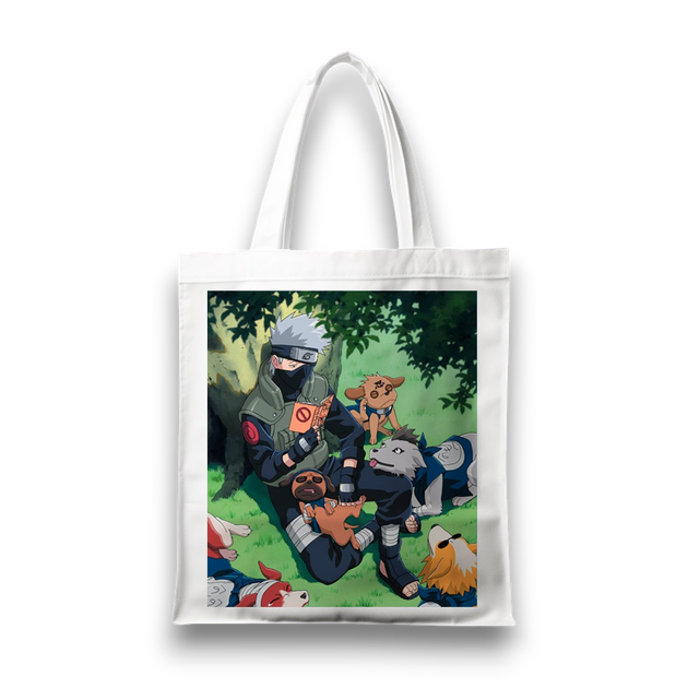Сумка шопер аніме Наруто/Naruto/Хатаке Какаші - Фото 1 Сумка шопер аніме Наруто/Naruto/Хатаке Какаші - изображение 1