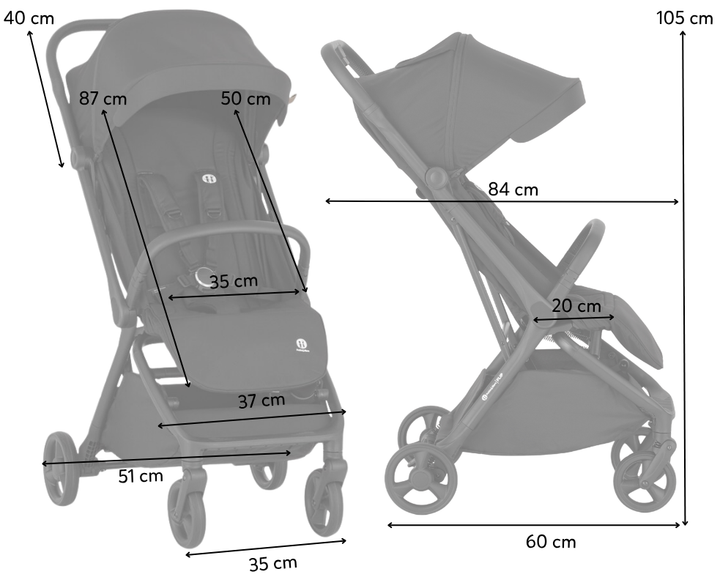 Wózek spacerowy Petite&Mars Flip Forever Black (8596202015642) - obraz 2
