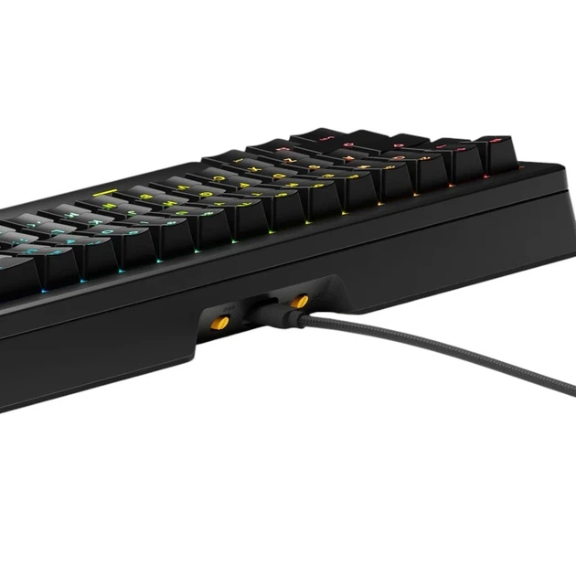 Клавіатура дротова Glorious GMMK 3 65% Black (GLO-KB-GMMK2-65-PB-FOX-W-BLK-US) - зображення 3