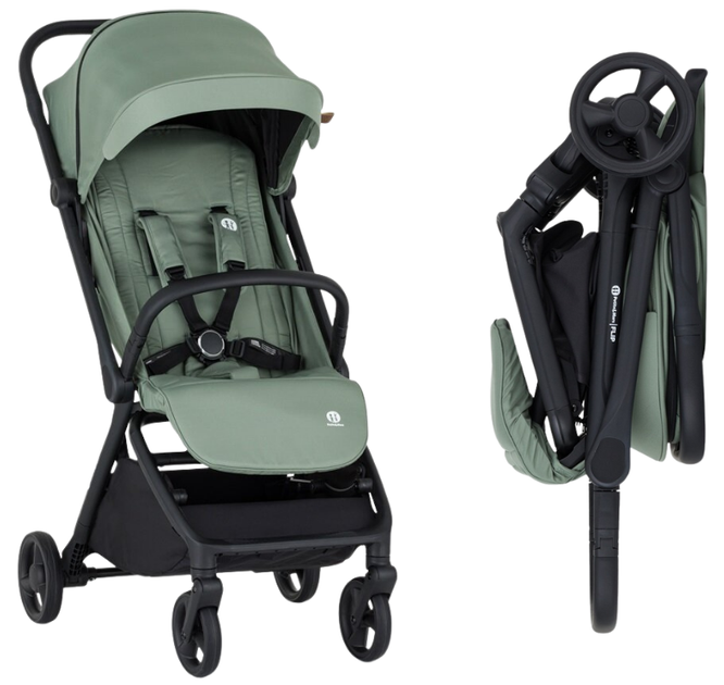 Wózek spacerowy Petite&Mars Flip Matcha Green (8596202015635) - obraz 3