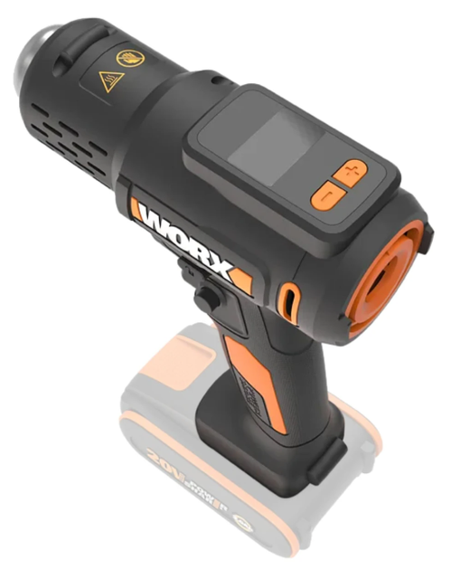 Будівельний фен акумуляторний Worx WX015.9 (6941504403901) - зображення 2