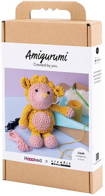 Набір для створення іграшки Creativ Company Amigurumi Їжак 977867 (5712854789103) - зображення 2