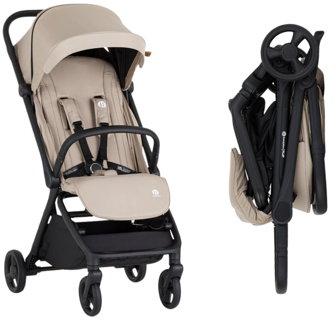Прогулянкова коляска Petite&Mars Flip Tan Beige (8596202015628) - Фото 6 Прогулянкова коляска Petite&Mars Flip Tan Beige (8596202015628) - зображення 6