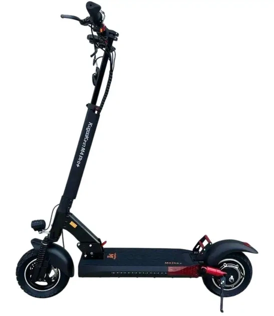 Электросамокат Kugoo Kirin M4 Pro Plus 1000W 18Ah (Модель 2025) — Черный | До 45 км/ч, запас хода 50 км, 3 фары, складной внедорожный - изображение 2