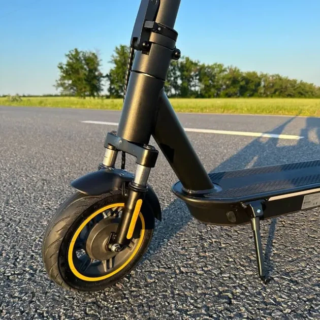 Электросамокат Kugoo G30 Pro Max 600W 18Ah (Модель 2026) с передним амортизатором — Черный |Круиз-контроль, До 45 км хода, нагрузка 140 кг - Фото 2 Электросамокат Kugoo G30 Pro Max 600W 18Ah (Модель 2026) с передним амортизатором — Черный |Круиз-контроль, До 45 км хода, нагрузка 140 кг - изображение 2