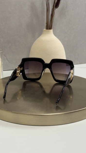 Сонцезахисні окуляри Gucci GG1022S 001 Black/Grey - зображення 7