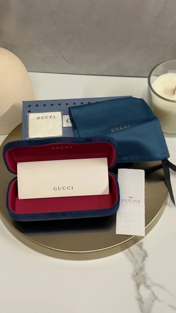 Сонцезахисні окуляри Gucci GG1022S 001 Black/Grey - зображення 9