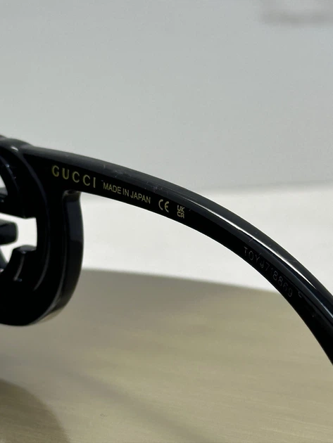 Сонцезахисні окуляри Gucci GG1325S 001 Black/Grey - зображення 5