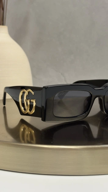 Сонцезахисні окуляри Gucci GG1425S 001 Black/Grey - Фото 3 Сонцезахисні окуляри Gucci GG1425S 001 Black/Grey - зображення 3